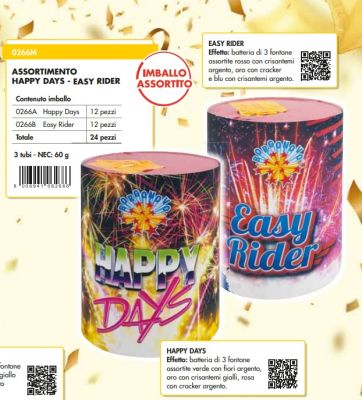 ASS. HAPPY DAYS-EASY RIDER - FONTANE - DURATA 1 MIN.