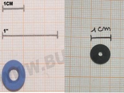 DIANA GUARNIZIONE DI RICAMBIO PER MODELLI 48-52-54-56-460-K98 MAUSER n° ESPLOSO: 19-19A MM. 3.3.5 CP128