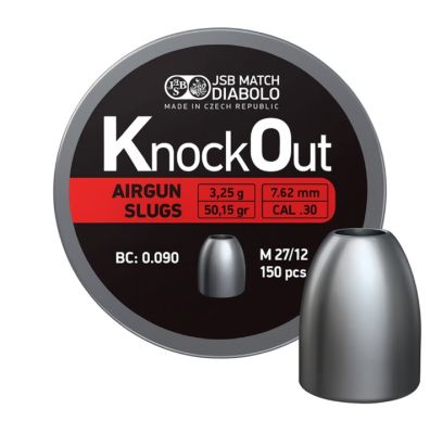 JSB PROIETTILI KNOCKOUT  .30 7,62 mm 3.25 g  50,15 gr