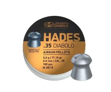 JSB PROIETTILI HADES CAL .35  9 mm  5.0 g  77.16 gr