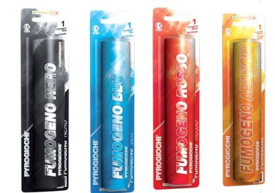 PYROGIOCHI FUMOGENI DI VARIE COLORAZIONI