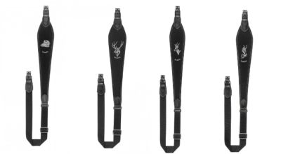 TRACAOLLA IN CORDURA PER CARABINE CON RICAMI DI VARI ANIMALI