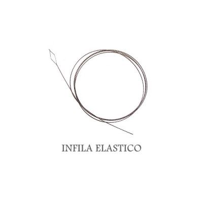 MOLLA INFILA ELASTICO PER ROUBAISIENNE E CANNE FISSE 2mt  