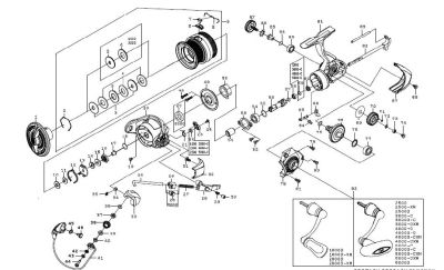 RICAMBI MULINELLI DAIWA 23 LEGALIS LT