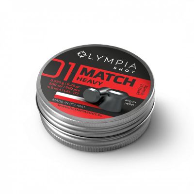 OLYMPIA SHOT MATCH HEAVY 0.535g cal. 4,5 (.177) - 500pz.
