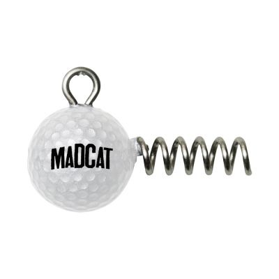 MADCAT - TESTINA PIOMBATA CON MOLLA  - GOLF BALL SCREW-IN JIGHEAD