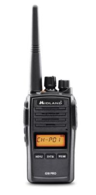 MIDLAND G18 PRO - RICETRASMITTENTE PROFESSIONALE CON CANALI PMR446 