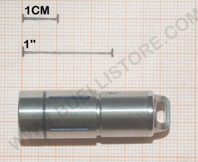 FENIX MINI TORCIA LED IN ACCIAIO RICARICABILE 130 LUMENS - IMPERMEABILE 