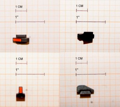 SMITH & WESSON RICAMBIO MIRINO FRONTALE ROSSO - .343