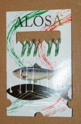 ALOSA AMETTIERA 5 AMI VERDE CON CRISTAL FLASH