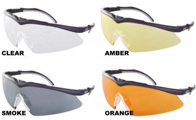 MSA - TECTOR - OCCHIALI PROTETTIVI - DISPONIBILI IN VARIE COLORAZIONI DI LENTE E MONTATURA PER LENTI DA VISTA 