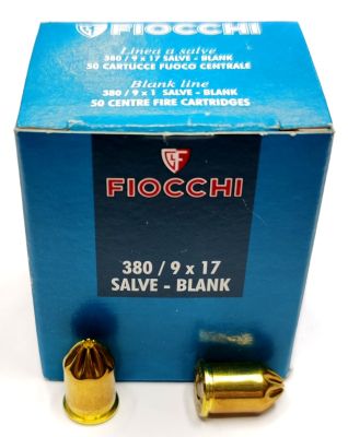 FIOCCHI - CARTUCCE A SALVE CAL. 380 - 9X17 - CHIUSURA A STELLA