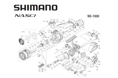 RICAMBI PER SHIMANO NASCI 1000 FC
