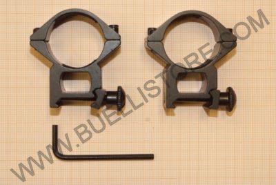 NIKKO STIRLING ATTACCO WEAVER PER OTTICHE CON TUBO DA 30mm