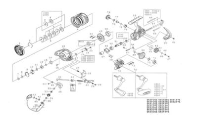 RICAMBI MULINELLI DAIWA 23 NINJA LT 