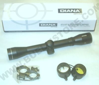 OTTICA DIANA RIFLESCOPE 4X32 TUBO DA 1'' RETICOLO DUPLEX 