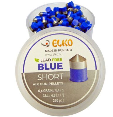 PIOMBINI ELKO BLUE SHORT 4.5 - 0.41 grammi - 250 pz