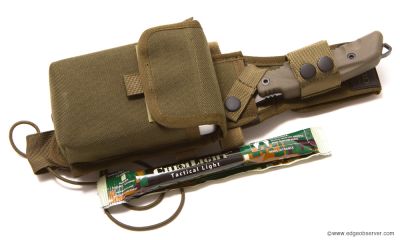 FOX FX-0107153 FMKD PARANG BUSCHRAFT CON FODERO KIT DI SOPRAVVIVENZA E CYLUME