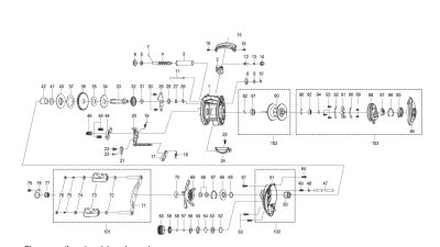 RICAMBI ORIGINALI ABU GARCIA PER MULINELLI PRO MAX3-L