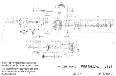 ESPLOSO PARTI DI RICAMBIO PRO MAX