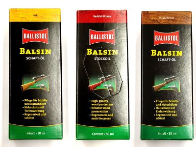 BALLISTOL BALSIN OLIO IMPREGNANTE E DI FINITURA PER LEGNO - 50 ml
