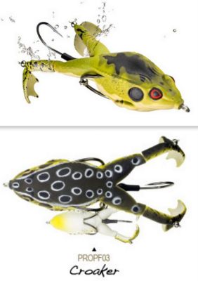 LUNKERHUNT - PROP FROG - 8.9 CM -14 GRAMMI