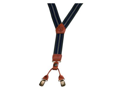 BRETELLE PER PANTALONI RISERVA CON ATTACCHI IN PELLE