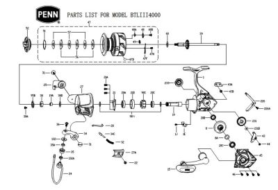 RICAMBI PENN BATTLEIII 4000 BTLIII4000