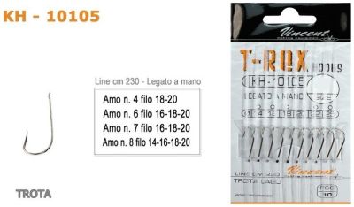 VINCENT - T-REX HOOKS - AMI LEGATI KH-10105 SPECIALE TROTA