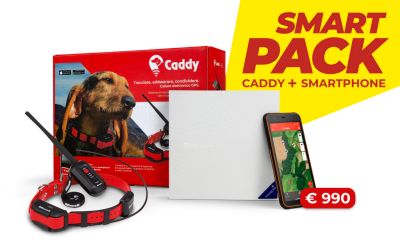 BENELLI CADDY SMART PACK - SISTEMA GPS SATELLITARE PER CANI CON SMARTPHONE INCLUSO