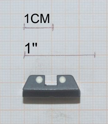 TACCA DI MIRA APX IN ACCIAIO