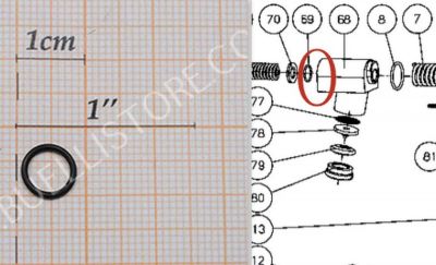 BERETTA / UMAREX RICAMBIO O-RING - PER BERETTA 92 CO2 CAL. 4.5 - COLT