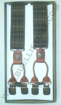 RISERVA BRETELLE ELASTICHE IN PELLE PER PANTALONI - R1865