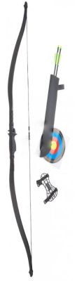 BIG TRADITION - ARCO LONGBOW 59 1/4'' - 30 -35 # - MODELLO ROBIN HOOD BLACK