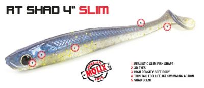 MOLIX RT SHAD 4" SLIM