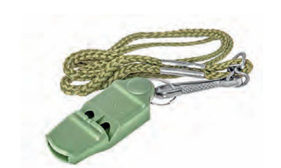RAM SURVIVAL TEAM FISCHIETTO PIATTO IN PLASTICA CON DUE TONI