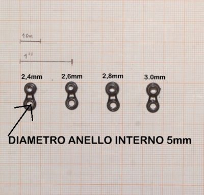 ANELLI SCORREVOLI MODELLO BSMTG 5  DISPONIBILI IN VARIE DIAMETRI DI FORO PER L'INNESTO