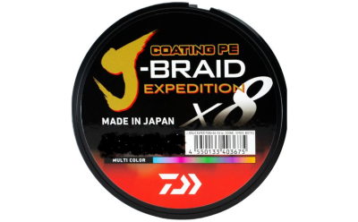 FILO TRECCIATO DAIWA J-BRAID EXPEDITION X8 - MULTICOLOR - 150 MT