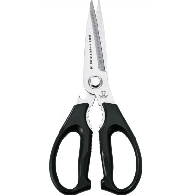 FORBICI SPECIALI MULTIFUNZIONE E CUCINA  CON SCHIACCIANOCE E APRIBOTTIGLIE - 2 CIGNI