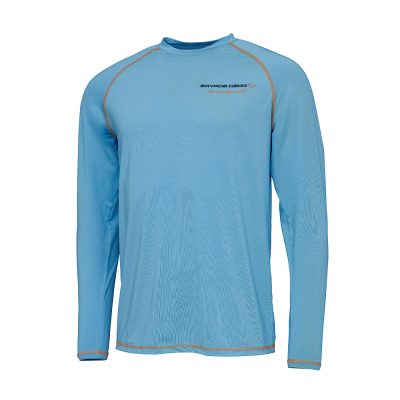 T-SHIRT MANICHE LUNGHE DA PESCA AQUA UV - SAVAGE GEAR