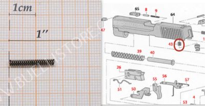 SIG SAUER SAFETY LOCK SPRING / MOLLA DELLA SICURA PER P226 