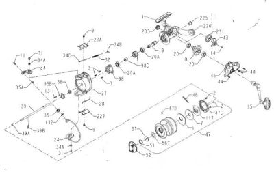PENN RICAMBI PER MULINELLI SLAMMER 460 E SLAMMER 560