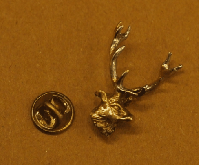 SPILLA CACCIA CERVO COLORE ORO