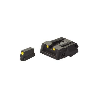LPA TACCA DI MIRA REGOLABILE E MIRINO MODELLO SPL CON PIGMENTO LUMINOSO LUMINOVA PER CZ SP01 SHADOW - SHADOW 2