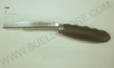 ZEBCO SQUAMA PESCE IN ACCIAIO CON MANICO IN GOMMA