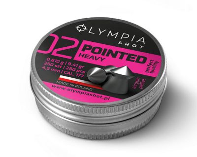 OLYMPIA SHOT POINTED HEAVY 0.610g cal. 4,5 (.177) - 250pz.