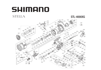 RICAMBI PER SHIMANO STELLA 4000 XG FK