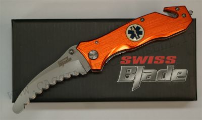 COLTELLO SWISS BLADE SOCCORSO SANITARIO 