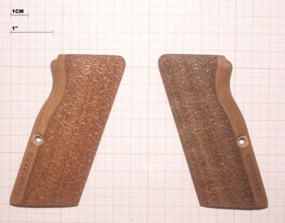 TANFOGLIO - GUANCETTE IN LEGNO STANDARD FUSTO LARGE CAL. 45 ACP - 38 SA - 10 mm AUTO - PER MODELLO; L - P21L - COMBAT / STANDARD - COMBAT SPORT - GT