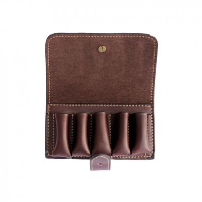 PORTA COLPI IN PELLE 5 CELLE - MAREMMANO PER CAL.12